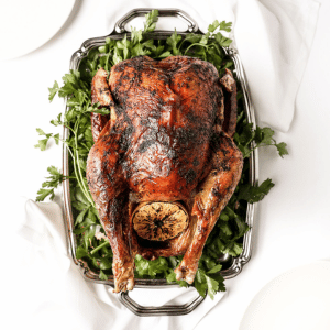 Image of christmas turkey for migraine trigger foods for migraine holiday season. 