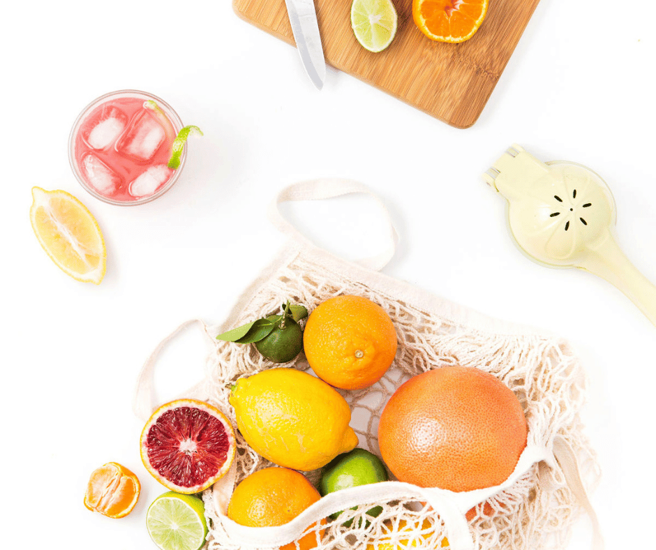 Citrus fruits such as oranges and lemons for foods that cause migraines.