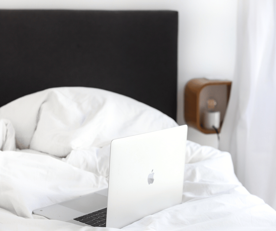 Image of bed showing the importance of sleep hygiene for migraine relief and reducing severe migraine attacks.